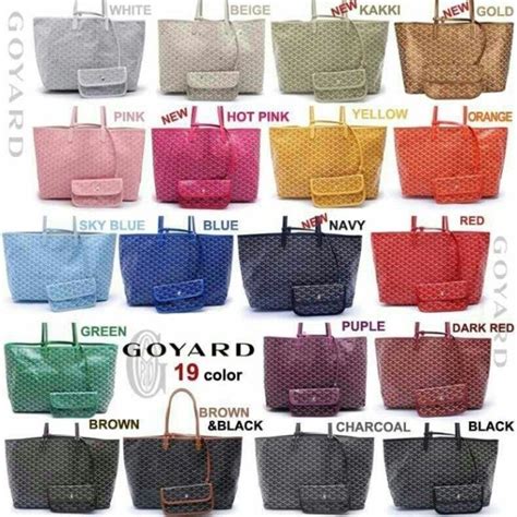 best goyard color reddit|goyard tote bag colors.